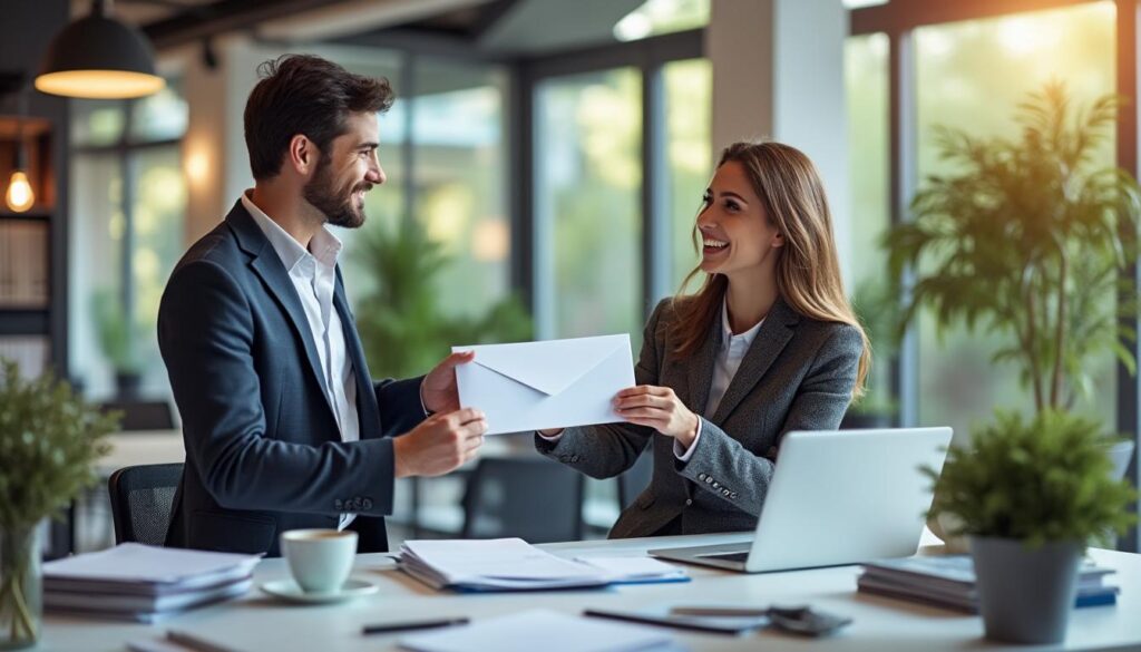 découvrez l'expression 'en vous souhaitant bonne réception', son usage correct et des exemples pratiques pour améliorer vos communications écrites professionnelles.