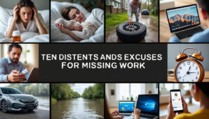 découvrez 10 excuses crédibles et efficaces pour ne pas aller au travail, afin de gérer vos absences en toute sérénité.